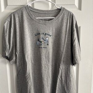Life is Good Cape May Gray T-Shirt